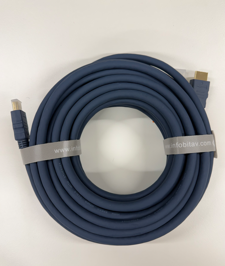 AH-HDMI-SS-10 - 10M Blue 4K 444 Super Soft HDMI 2.0b Premium Cable - SKU 3726838