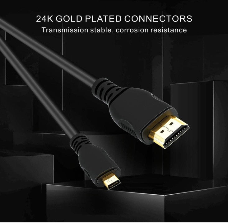 4K-BiDi-MIC-HDMI-HDMI-1.0M - 1M BiDi Thin Series Micro HDMI to HDMI2.0 Cable - SKU23920100010