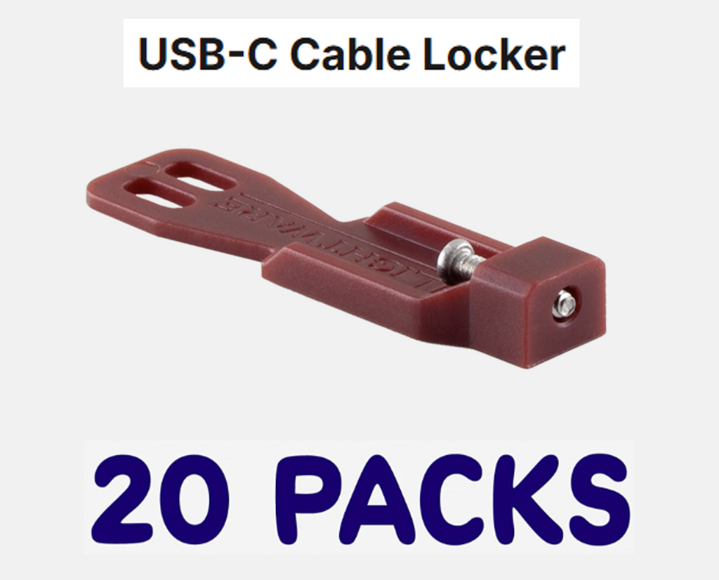 Cable C-LOCK for Pro USB-C Installations (20 Pack) - LWR Certified - SKU 53740002