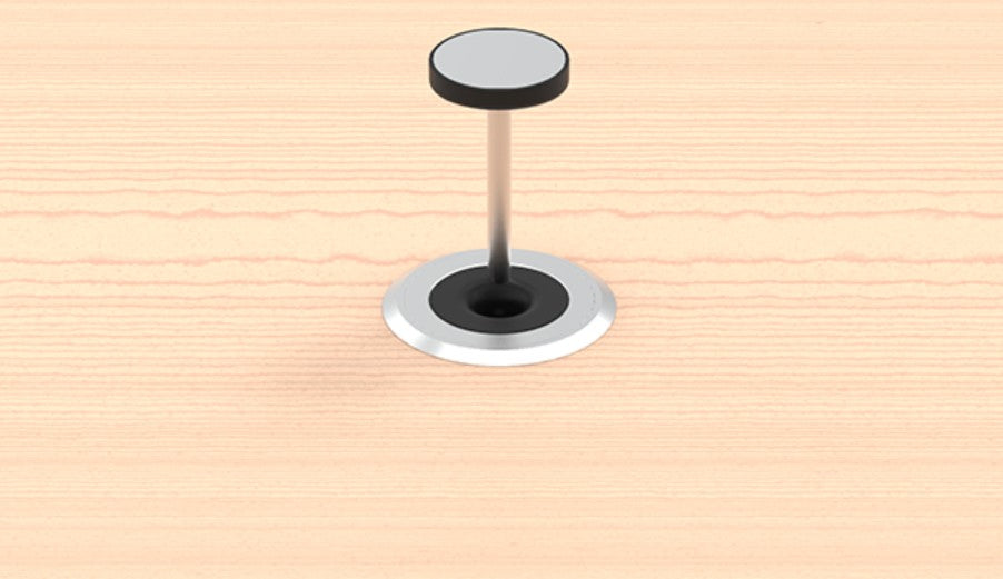 LWR C-PopUp-20RS In Table Pop Up Cable Manager - Silver SKU 91570012