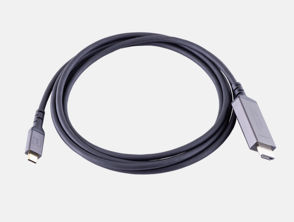 2M USBC-HDMI-C200F 4K USB-C DP to 4K HDMI Cross Over Cable HDCP 2.3 - LWR Certified CBL