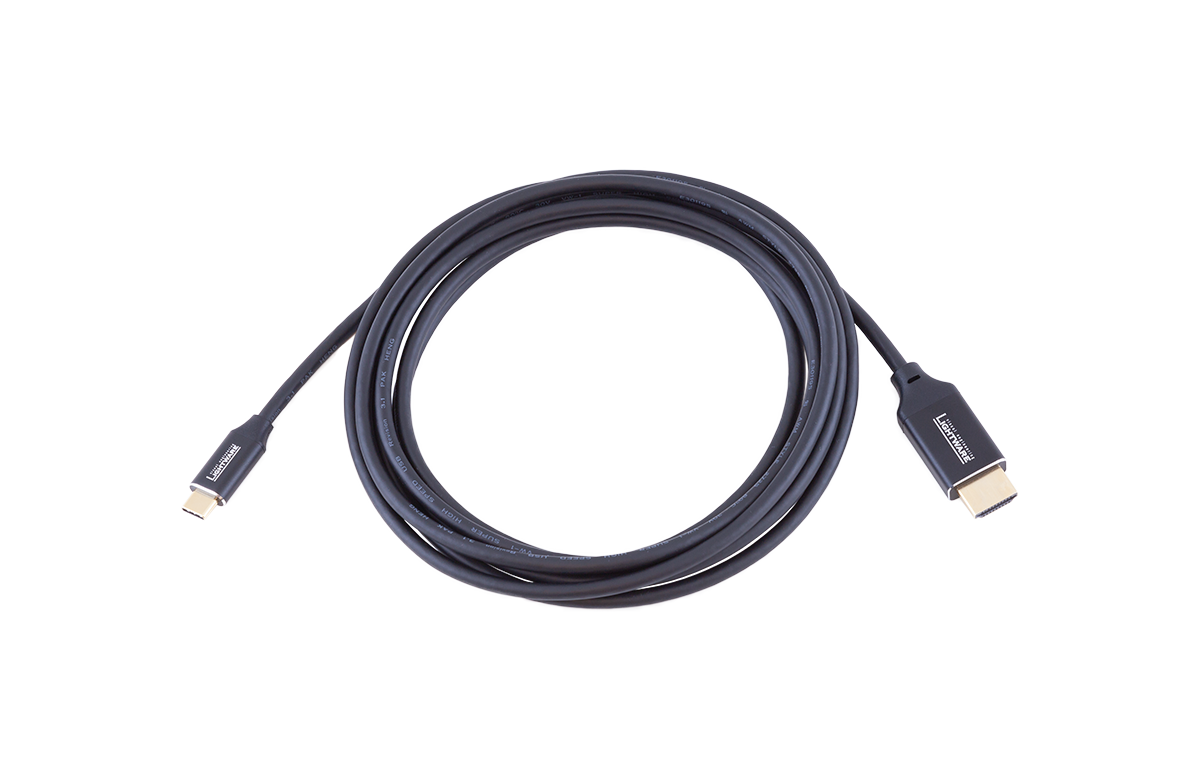 3M USB-C to HDMI Cross Over Cable HDCP 2.3 (Clearance Special) - USB-C Male to HDMI Male LWR Certified CBL