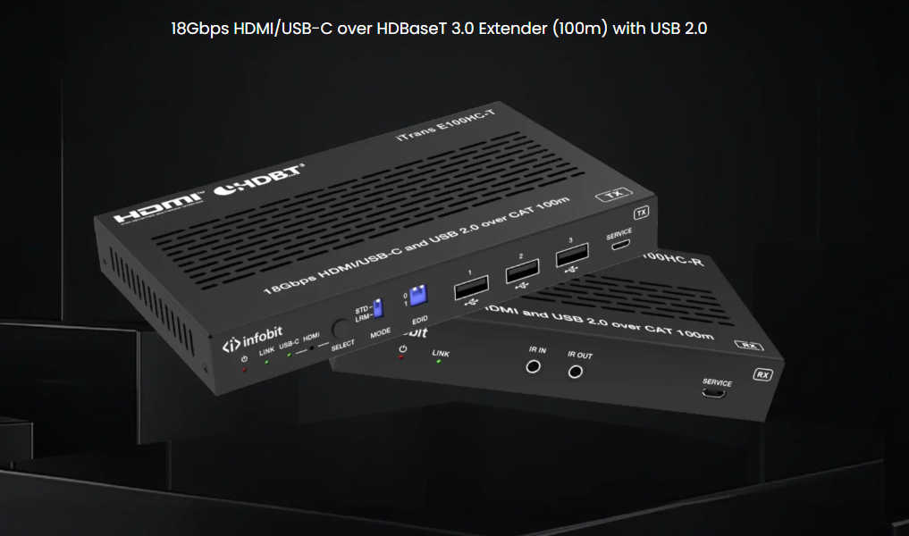 60W Active USBC & HDMI (4K) UC Extension Kit 100M - AH-E100HC - SKU 3726166