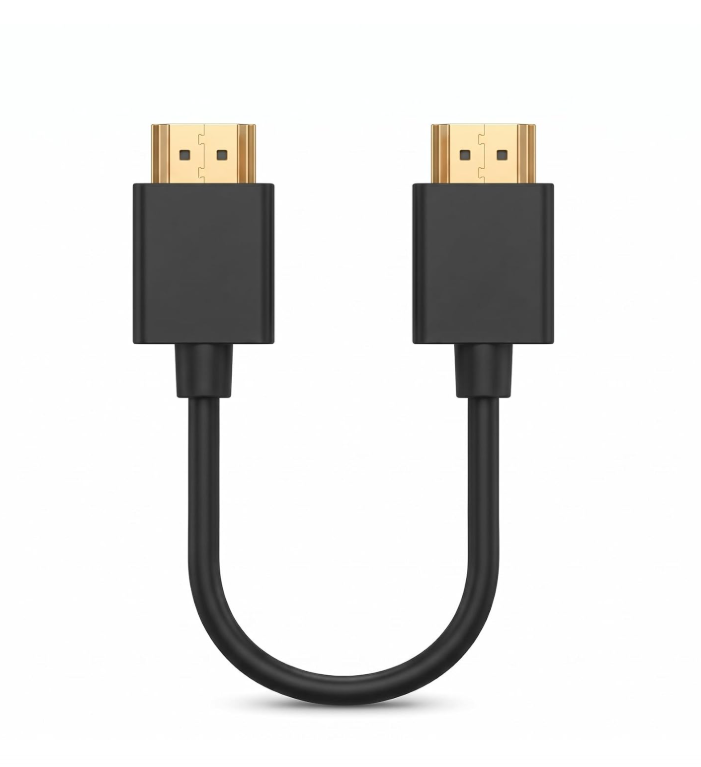 4K-THIN-HDMI2.0-MM-0.3M - 0.3M Black Thin Series 4K HDMI 2.0 Premium Cable - SKU23900100003