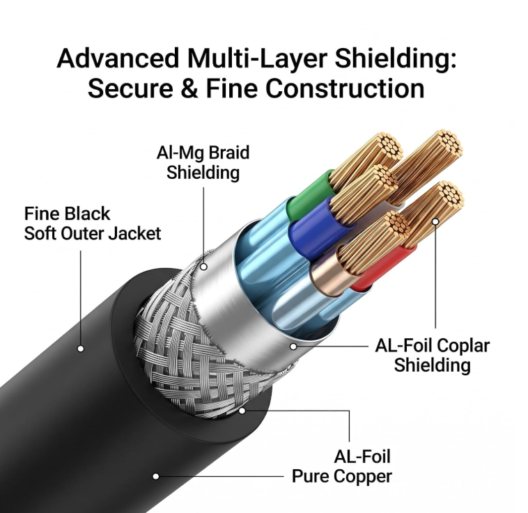 4K-THIN-HDMI2.0-MM-0.3M - 0.3M Black Thin Series 4K HDMI 2.0 Premium Cable - SKU23900100003
