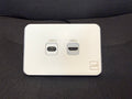 Palinka USBC HDMI Wall Plate Kit White - LWRA-USBCHDMI-WPMECH-K