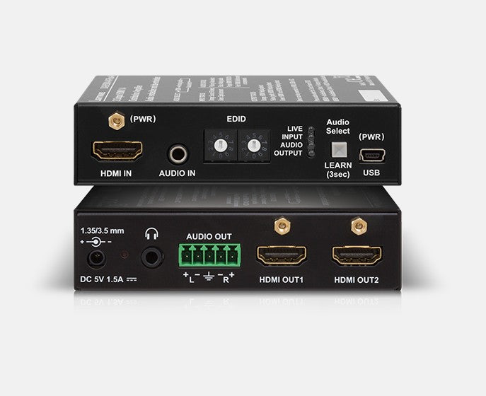 LWR DA2HDMI-4K-Plus-A HDMI DA + Audio - 1 HDMI to two HDMI Inc Audio IO SKU 91320006