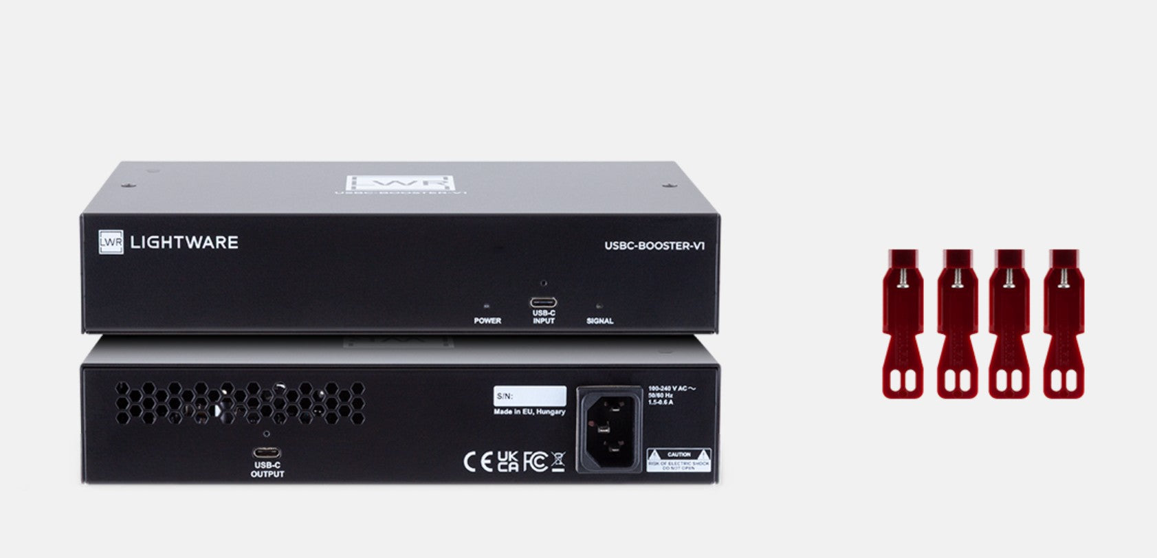 LWR USBC-BOOSTER-V1 Professional 100W USBC to USBC Signal Booster SKU 91570007