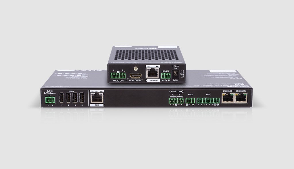 AH-TPX-2x1-TX-RX107-CTP Room Control BDL - 2X1 to 107 plus 6.9Inch TP system Bundle 100M Extension - Local SKU 6121714