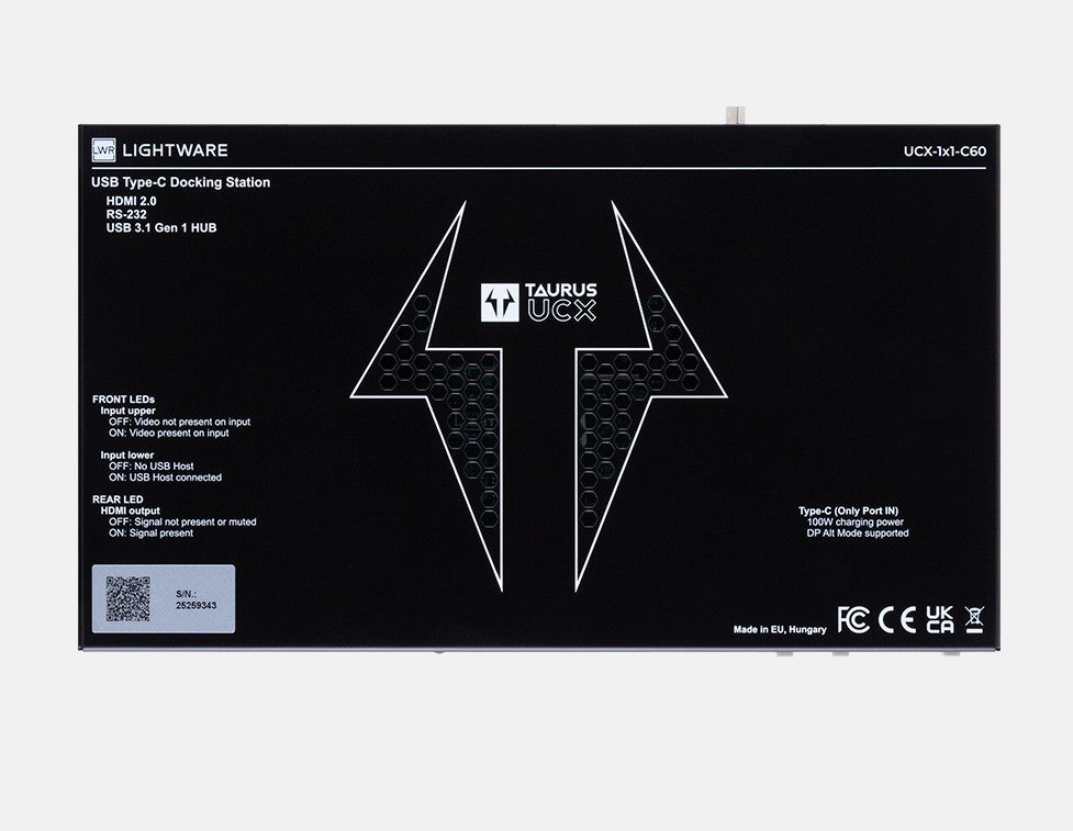 LWR UCX-1x1-C60 Professional 100W USBC to HDMI 5K Smart Dock SKU 91310115