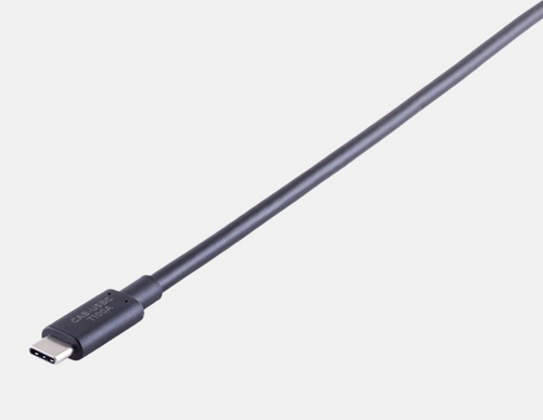 100W CBL Passive - T100A 1M 20Gbps USBC Male to USBC Male Full Featured eMarker LWR Certified CBL