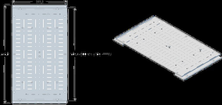 6. NEW - AU MADE - Large UD Smart Slide Tray Mount Kit PRO P600S