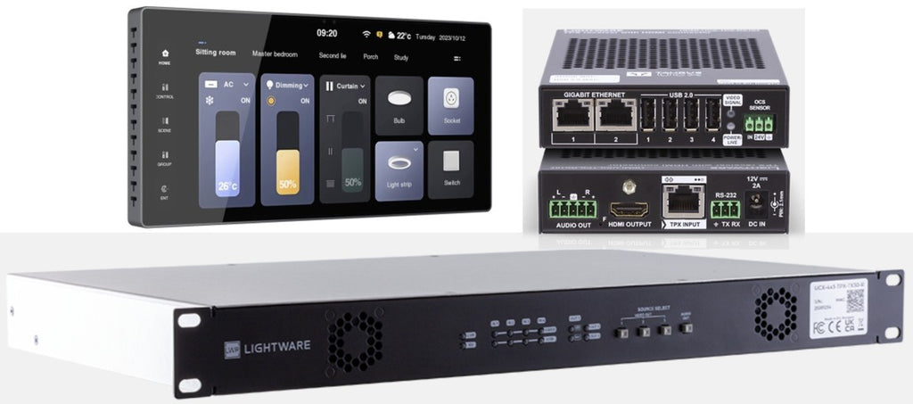 1. New Rack Kit - AH-4x3-TPX-TX-R-RX107-CTP Bundle - Rack 4x3 + 107RX plus 6.9Inch TP system Bundle 100M Extension - Local SKU 6143814
