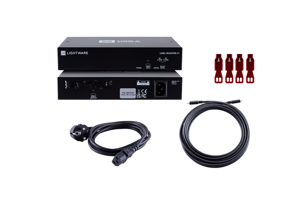 USBC-BOOSTER-V1B Professional 100W USBC to USBC Signal Booster 7M Kit SKU 91570008
