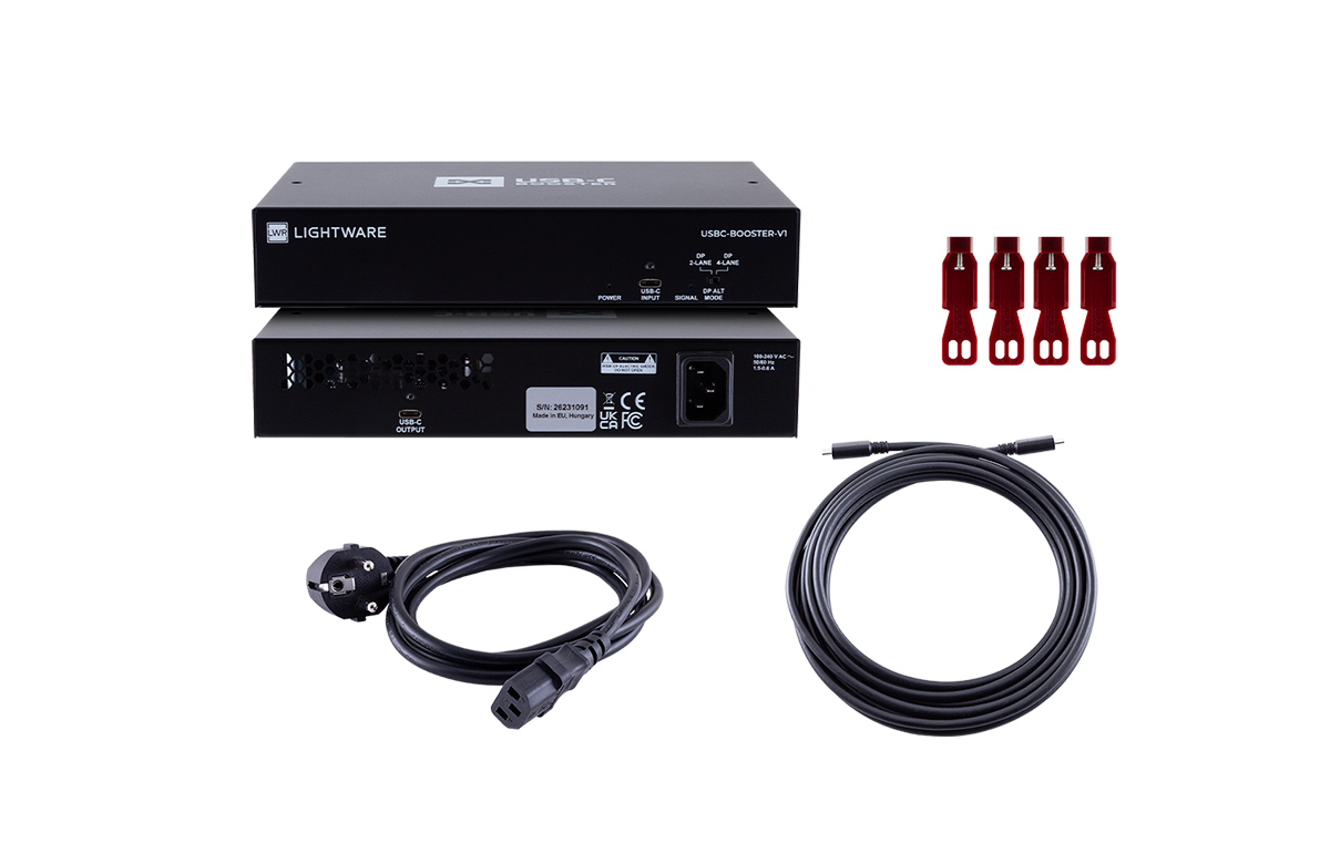 USBC-BOOSTER-V1B Professional 100W USBC to USBC Signal Booster 7M Kit SKU 91570008