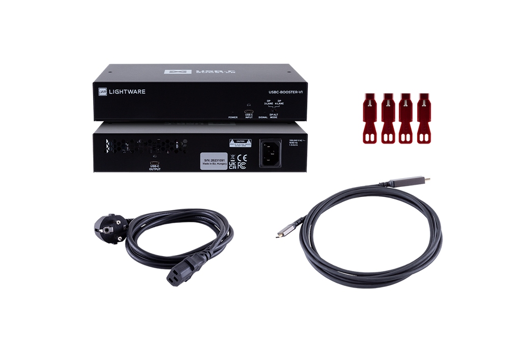 USBC-BOOSTER-V1P Professional 100W USBC to USBC Signal Booster 3M Kit SKU 91570009