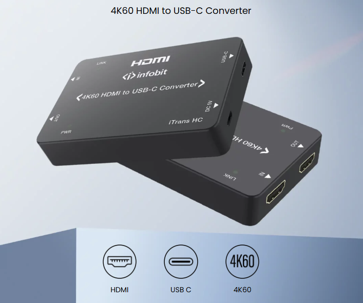 AH-iTrans-HC - Active Directional 4K HDMI to USB-C Signal Convertor SKU 3727415
